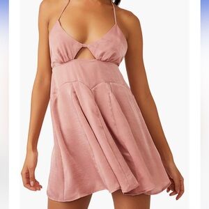 Free People Good Catch Mini Slip Dress